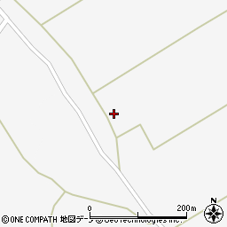 秋田県潟上市昭和大久保北野白洲野288周辺の地図