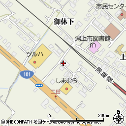 金田勝年後援会　事務所周辺の地図