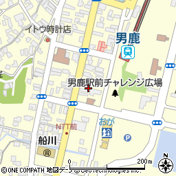 秋田県男鹿市船川港船川栄町71周辺の地図
