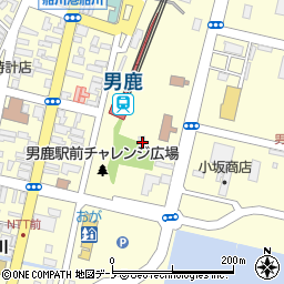 秋田県男鹿市船川港船川新浜町1-1周辺の地図