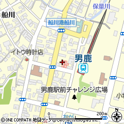 秋田県男鹿市船川港船川栄町86周辺の地図