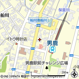 秋田県男鹿市船川港船川栄町93周辺の地図