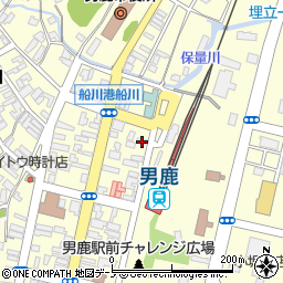 秋田県男鹿市船川港船川新浜町13周辺の地図