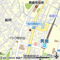 秋田海陸運送株式会社　船川支店現場事務所周辺の地図
