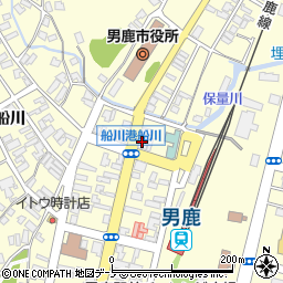 秋田県男鹿市船川港船川栄町107-2周辺の地図