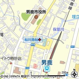 秋田県男鹿市船川港船川栄町110周辺の地図