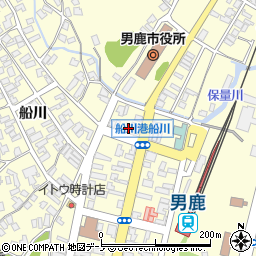 秋田県男鹿市船川港船川栄町5周辺の地図