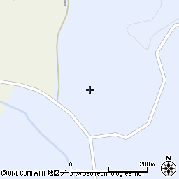 秋田県潟上市飯田川金山イカリ周辺の地図