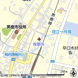 秋山ふとん店周辺の地図