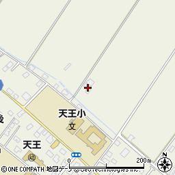 秋田県潟上市天王沖田台26周辺の地図