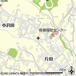 秋田県男鹿市船川港船川小沢田11周辺の地図