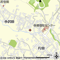 秋田県男鹿市船川港船川小沢田12周辺の地図