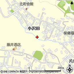 秋田県男鹿市船川港船川小沢田42周辺の地図
