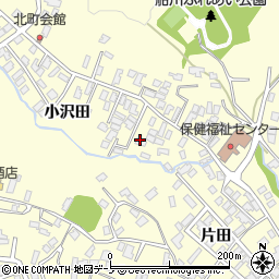 秋田県男鹿市船川港船川小沢田15周辺の地図
