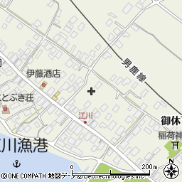 秋田県潟上市天王周辺の地図
