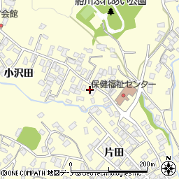秋田県男鹿市船川港船川小沢田18周辺の地図