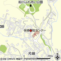 秋田県男鹿市船川港船川小沢田4周辺の地図