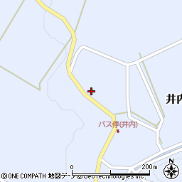 井内簡易郵便局周辺の地図