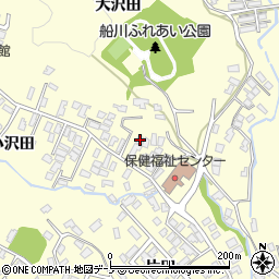 秋田県男鹿市船川港船川小沢田22周辺の地図