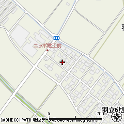 秋田県潟上市天王羽立北野1-79周辺の地図