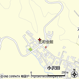 秋田県男鹿市船川港船川小沢田77周辺の地図