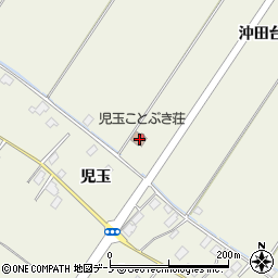 秋田県潟上市天王沖田台351周辺の地図
