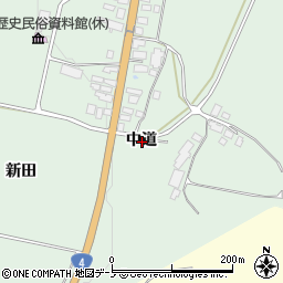 岩手県盛岡市巻堀中道周辺の地図