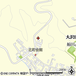 秋田県男鹿市船川港船川小沢田30周辺の地図