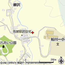 秋田県男鹿市船川港船川柳沢97周辺の地図