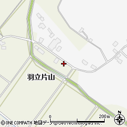 秋田県潟上市天王羽立片山441周辺の地図