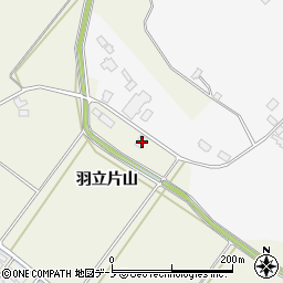 秋田県潟上市天王羽立片山44周辺の地図