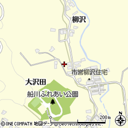 秋田県男鹿市船川港船川柳沢24周辺の地図