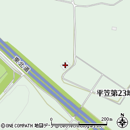 田頭・平笠地区浄化センター周辺の地図