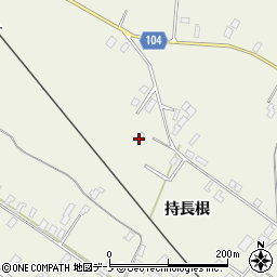 秋田県潟上市天王（持長根）周辺の地図