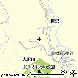 秋田県男鹿市船川港船川柳沢33周辺の地図