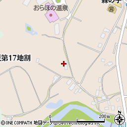 岩手県八幡平市大更（第１７地割）周辺の地図
