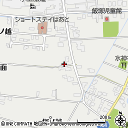 秋田県潟上市飯田川飯塚飯塚12周辺の地図