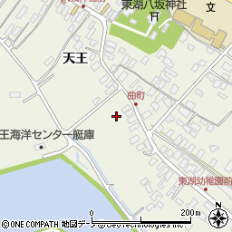 秋田県潟上市天王天王225周辺の地図