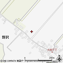 秋田県潟上市天王大崎開周辺の地図