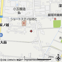 秋田県潟上市飯田川飯塚飯塚19周辺の地図
