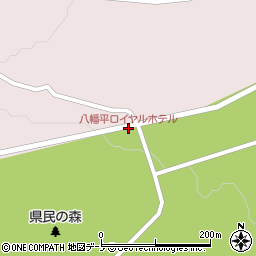 八幡平ロイヤルホテル周辺の地図