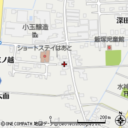 秋田県潟上市飯田川飯塚飯塚23周辺の地図