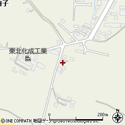 秋田県男鹿市船越一向124-2周辺の地図