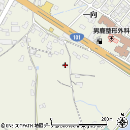 秋田県男鹿市船越一向91周辺の地図