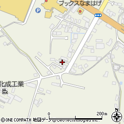 秋田県男鹿市船越内子342-2周辺の地図