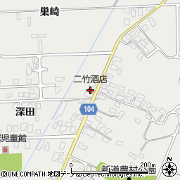二竹酒店周辺の地図