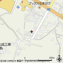 秋田県男鹿市船越内子340周辺の地図