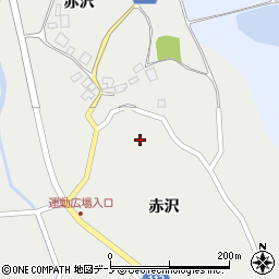 秋田県南秋田郡井川町赤沢赤沢周辺の地図