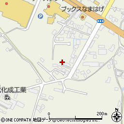 秋田県男鹿市船越内子340-1周辺の地図