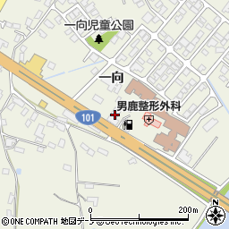 秋田県男鹿市船越一向65周辺の地図